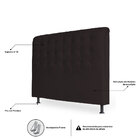 Cabeceira Estofada Cama Box Casal Queen Louise 160cm Corano M