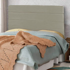 Cabeceira Estofada Cama Box Casal Queen Mia 160cm Suede Marfi
