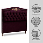 Cabeceira Estofada Cama Box Casal Queen Size Belize 160cm Lux