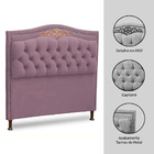 Cabeceira Estofada Cama Box Casal Queen Size Belize 160cm Lux