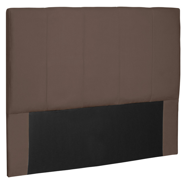 Cabeceira Estofada Cama Box Casal Ravenna 140cm Suede Caramel