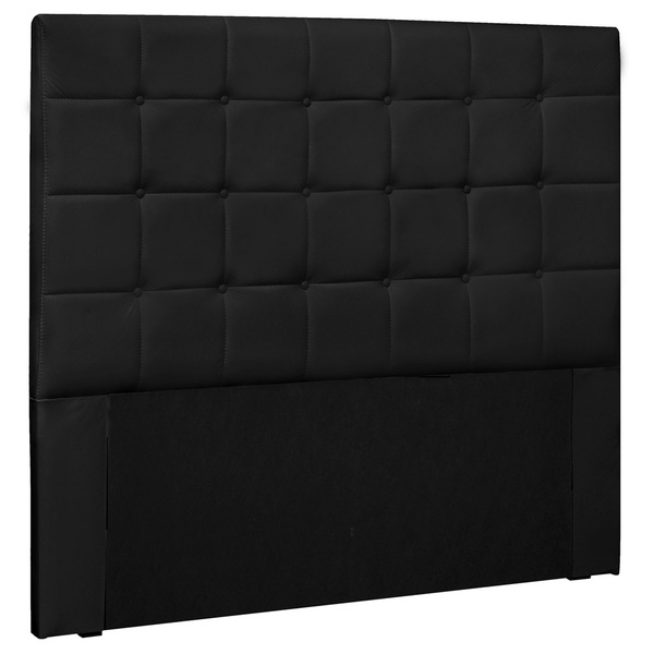 Cabeceira Estofada Cama Box Casal Verona 140cm Corano Preto -