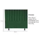 Cabeceira Estofada Cama Box King 195 Cm Catarina Suede E Fram