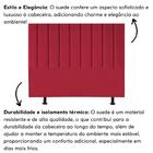 Cabeceira Estofada Cama Box King 195 Cm Maria Suede Vermelho