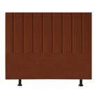 Cabeceira Estofada Cama Box King 195 Cm Maria Veludo Terracota