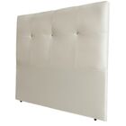 Cabeceira Estofada Cama Box King 195 Cm Nina Suede Bege