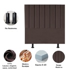 Cabeceira Estofada Cama Box King 195 Cm Sara Linho E Frame Ma