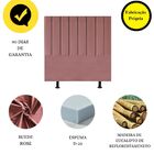 Cabeceira Estofada Cama Box King 195 Cm Sophia Carla Suede Ro