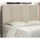 Cabeceira Estofada Cama Box King 195 Cm Style Suede Bege