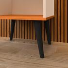 Cabeceira Estofada Cama Box Queen 1,60 Areia Kit 2 Mesinhas N