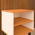 Cabeceira Estofada Cama Box Queen 1,60 Areia Kit 2 Mesinhas N