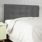 Cabeceira Estofada Cama Box Queen 160 Cm Cancún Suede Suede C