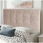 Cabeceira Estofada Cama Box Queen 160 Cm Luisa Suede Bege
