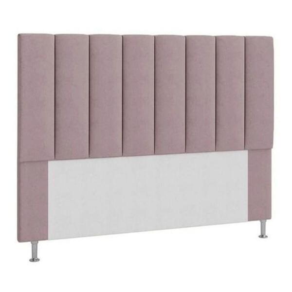 Cabeceira Estofada Cama Box Queen 160 Cm Rose