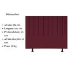 Cabeceira Estofada Cama Box Queen 160 Cm Sophia Carla Suede B