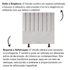 Cabeceira Estofada Cama Box Solteiro 100 Cm Alice Veludo Cinz