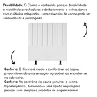 Cabeceira Estofada Cama Box Solteiro 100 Cm Maisa Corino Bran