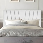 Cabeceira Estofada Cama Box Solteiro 90 Cm Ariel Suede Branco