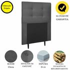 Cabeceira Estofada Cama Box Solteiro 90 Cm Atena Suede Suede