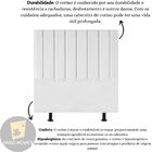 Cabeceira Estofada Cama Box Solteiro 90 Cm Carla Corino Branco