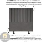Cabeceira Estofada Cama Box Solteiro 90 Cm Carla Corino Cinza