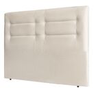 Cabeceira Estofada Cama Box Solteiro 90 Cm Zoe Suede Bege