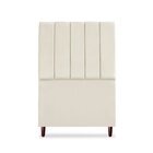 Cabeceira Estofada Cama Box Solteiro Carla 90cm Com Frame Sue