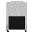 Cabeceira Estofada Cama Box Solteiro Greta 90cm Com Frame Cor