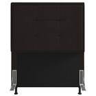 Cabeceira Estofada Cama Box Solteiro Onix 90cm Com Frame Sued