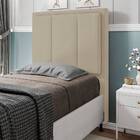 Cabeceira Estofada Cama Box Solteiro Opala 90cm Com Frame Cor