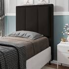 Cabeceira Estofada Cama Box Solteiro Opala 90cm Com Frame Sue