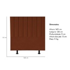 Cabeceira Estofada Cama Casal 140 Cm Luna Veludo E Frame Terr