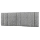 Cabeceira Estofada Cama Casal King Size Led Moderna 200 Cm Li