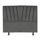 Cabeceira Estofada Cama Casal Queen Size 160 Cm Louise Suede