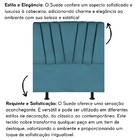 Cabeceira Estofada Cama Casal Queen Size 160 Cm Louise Suede