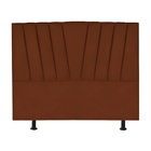 Cabeceira Estofada Cama Casal Queen Size 160 Cm Louise Veludo