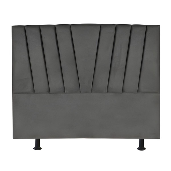 Cabeceira Estofada Cama Casal Queen Size 160 Cm Malu Linho Ci