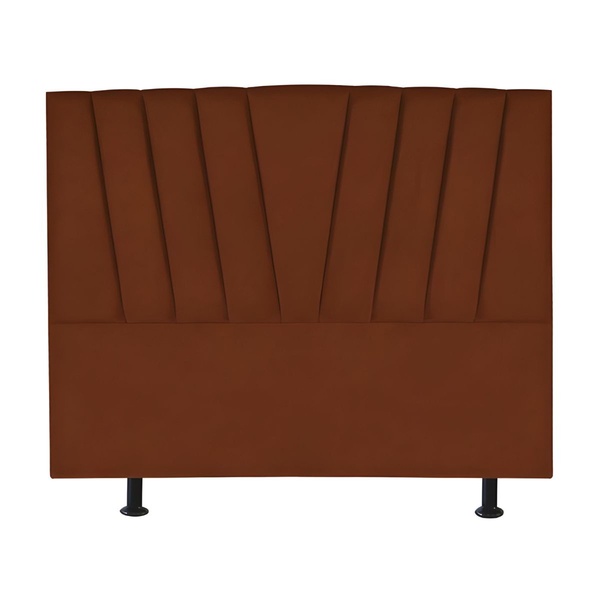 Cabeceira Estofada Cama Casal Queen Size 160 Cm Malu Veludo T