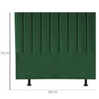 Cabeceira Estofada Cama Casal Queen Size 160 Cm Mavie Suede V