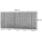 Cabeceira Estofada Cama Casal Queen Size Led Star 160 Cm Linh