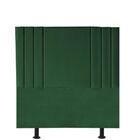 Cabeceira Estofada Cama King 195 Cm Grécia A01 Suede Verde