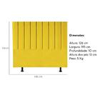 Cabeceira Estofada Cama King 195 Cm Luísa Suede E Frame Amare