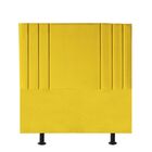 Cabeceira Estofada Cama Queen 160cm Grécia A01 Suede Amarelo