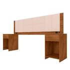 Cabeceira Estofada Cama Queen Mumbai C/led Fre/bouclé Off Whi