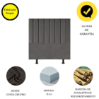 Cabeceira Estofada Cama Solteiro 100 Cm Eloá Suede E Frame Ci