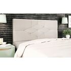 Cabeceira Estofada Cama Solteiro 90 Cm Camboriú Suede Bege