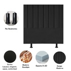 Cabeceira Estofada Cama Solteiro 90 Cm Lívia Corino E Frame P