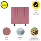 Cabeceira Estofada Cama Solteiro 90 Cm Luana Suede E Frame Ro