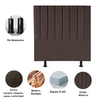 Cabeceira Estofada Cama Solteiro 90 Cm Luna Corino E Frame Ma