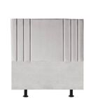 Cabeceira Estofada Cama Solteiro 90cm Grécia A01 Suede Cinza